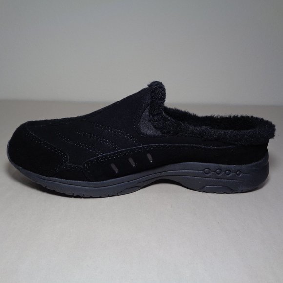 Easy Spirit Size 8.5 M TRAVELFUZZ Black Leather Mule New Women's Shoes - Picture 8 of 16